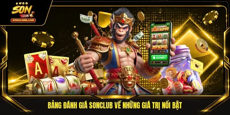 Bảng đánh giá Sonclub về những giá trị nổi bật