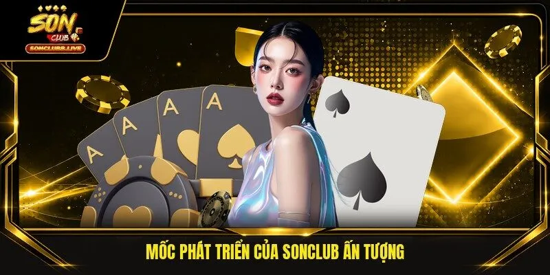 Mốc phát triển của Sonclub ấn tượng 